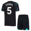 Maillot de Supporter Manchester City Stones 5 Troisième 2023-24 Pour Enfant